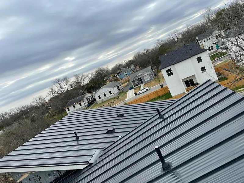 Standing seam metal roof panels with vents for Skylight Repair in Valley Falls
